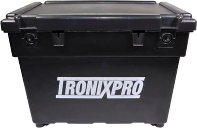 Zitkist - Tronixpro - Big Beach seat Box - Zwart - Zeeviskist