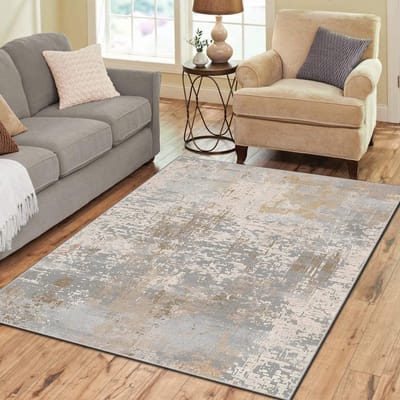 Zeo Wood - Vloerkleed - Tapijt Woonkamer - Vloerkleed 120*180 cm - Anti Slip - Machinewasbaar