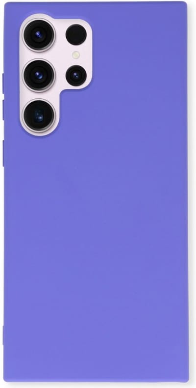 TPU/Siliconen Back Cover hoesje - Geschikt voor Samsung Galaxy S22 Ultra / S23 Ultra - Paars