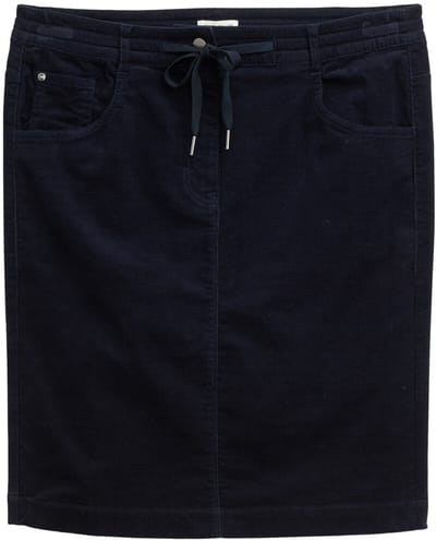 Tom Tailor - Corduroy rok met koord - Maat 36 - Lunar Eclipse