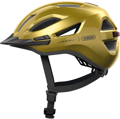 Fietshelm ABUS URBAN-I 4.0 honey yellow L - 57-61 cm - geel - Geschikt voor gebruik op elektrische fietsen - stadsfietsen - 290 g