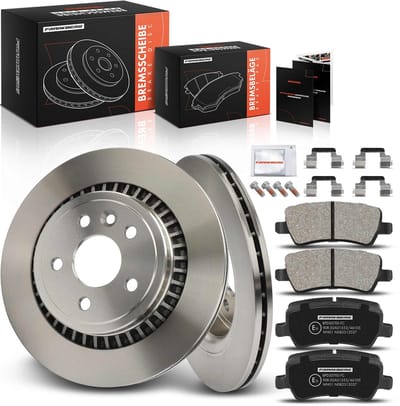 Frankberg 2x Remschijven 4x Remblokken Achteras voor Volvo XC60 156