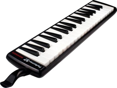 HOHNER Melodica, Performer 37, zwart, witte/zwarte toetsen