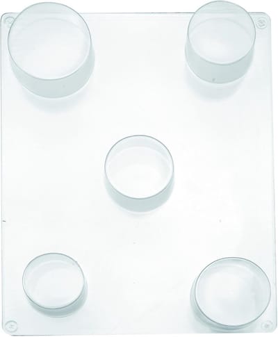 Ronde Gietvorm Zeep Maken - Set van 4 Matrijzen (42-57 mm)