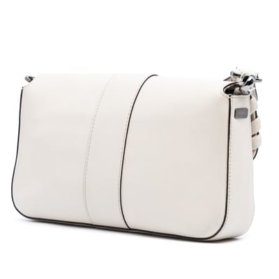 Tweedekans Whipstitch Leren Baguette Crossbody