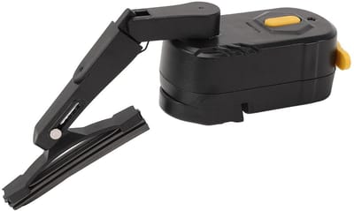 Oplaadbare Helmruitwisser met Breed Zwenkbereik, Universeel Waterdicht - Motorhelm Accessoire