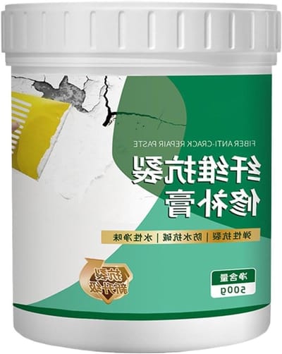 Wandreparatiepasta - Gips reparatieset - Muren herstellen - Anti-scheur technologie - 500 gram - Wit