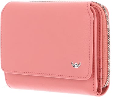Golden Head Leren portemonnee Madrid RFID Protect RV-Börse 3316 Koralle koraalrood