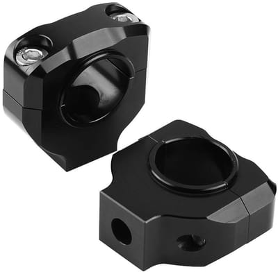 Dailygoods- Stuurhouder Universeel - Aluminium Legering - 28mm Stuurhouder - Motorfiets Klemmen - 2 Stuks - Sterk en Duurzaam - Stuurklem