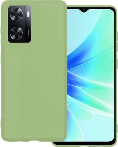 Hoesje Geschikt voor OPPO A57 - Sterk & Shockproof - Hoes Cover - Siliconen Case - Groen
