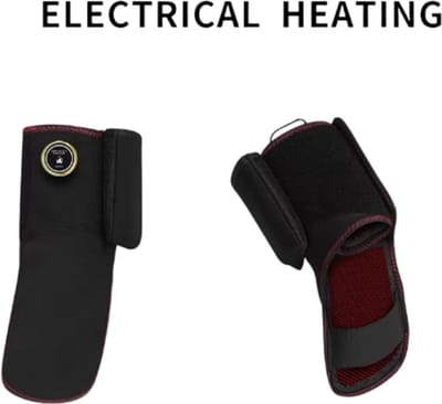 Verwarmde Knieband met Warmte – 5V-Heating Draadloze Elektrische Warmteband voor Enkel en Pols, Oplaadbaar voor Pijnverlichting