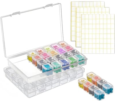 White-Label® Diamond Painting Accessoires - Opbergdoos - Sorteerdoos voor Volwassenen en Kinderen - Multikleur