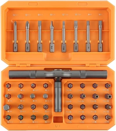 Ratelsleutel Set - Magnetische Ratel - DIY Reparatie - Verwijderbaar T-handvat - 40-in-1 - Niet gespecificeerd