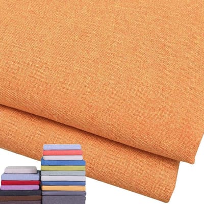 Kussenhoes voor buiten - Zitkussen hoes - Terras meubels - Met rits - 130 x 40 cm - Oranje