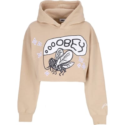 Kylo Baby Hood Matching Sets Oat Milk Cropped dameshoodie