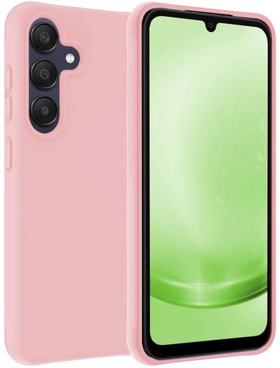 Hoesje Geschikt voor Samsung Galaxy A26 - Sterk & Shockproof - Hoes Cover - Siliconen Case - Lichtroze