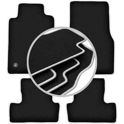 CARLUX-SILVER automatten voor: Ford Mustang MK5 coupé (2004-2014)