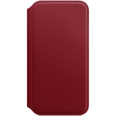 Leather Folio Bookcase voor de Apple iPhone X / Xs - Red