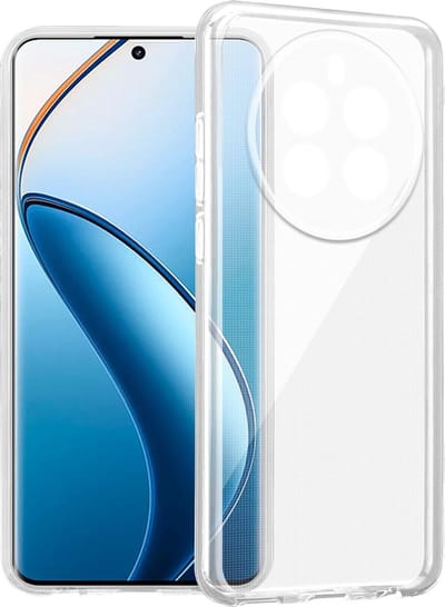 Cadorabo Hoesje geschikt voor Realme 12 Pro in VOLLEDIG TRANSPARANT - Beschermhoes gemaakt van flexibel TPU Silicone Case Cover
