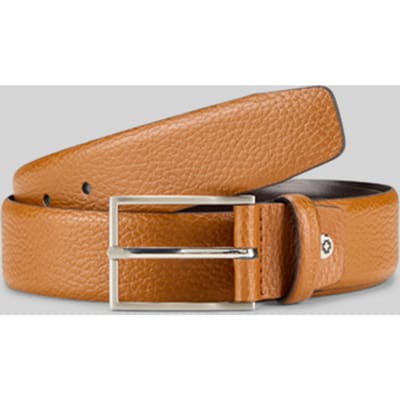 strellson riem Leather Belt 3,5 W80 Cognac bruine