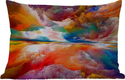Buitenkussens - Schilderij - Olieverf - Abstract - Wolken - 60x40 cm - Weerbestendig