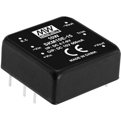 MEAN WELL SKM10E-15 DC/DC-convertermodule 666 mA 10 W Aantal uitgangen: 1 x Inhoud 1 stuk(s)