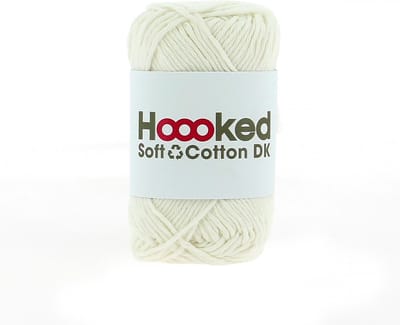 Soft Cotton DK 50g. Ibiza Ivory (wit)
