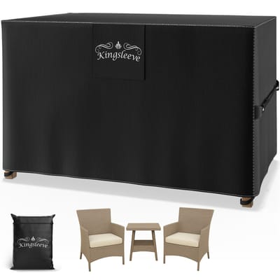 Kingsleeve Beschermhoes Tuinmeubelen – 150x90x74cm Waterdicht – Zwart