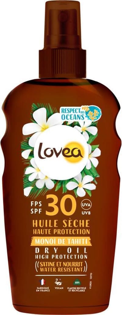 Lovea Sun Dry Oil Spray Zonnebrand SPF 30 - 150 ml