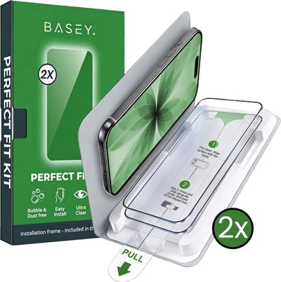 Screenprotector - Geschikt voor Apple iPhone 17 - 2 Stuks - Met Installatie Frame - Perfect Fit Kit - Gehard Glas - Eenvoudige Montage - Beschermglas - Exacte Uitlijning - Tempered Glass - Screen Protector