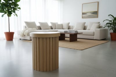 Ronde bijzettafel Ø40 × 48 cm