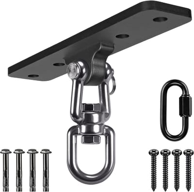 360 Draaibare Bokszakhanger - Schommelbeugel voor Zware Tassen en Hangstoelen