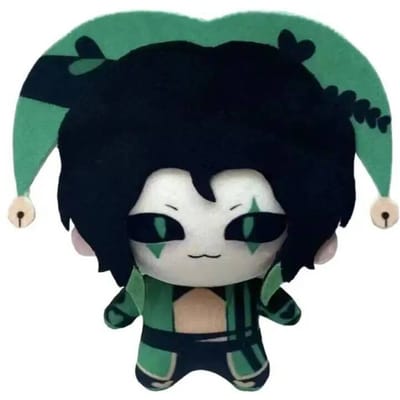 Nouveau Le Cirque des Freaks Peluche Bouffon Pierrothe Arlequin Freaks Pierrot Peluche Jouet Périphériques Anime Jeu Peluche Pendentif Cadeau