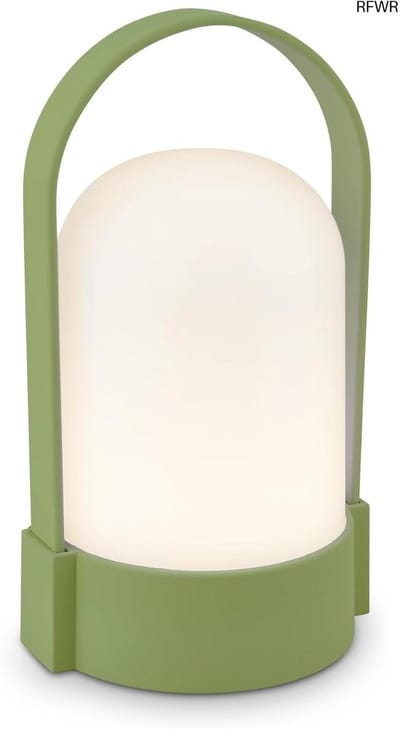 RFWR® Draadloze LED-tafellamp IP44 - Dimbaar met Vervangbare Accu - Compacte Lamp voor Binnen en Buiten
