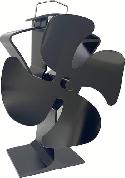 Luxe Kachelventilator, voor houtkachel of open haard, milieuvriendelijk en efficiënt