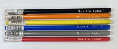 Quattro Colori - potlood - zwart - 12 stuk