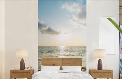 Behang - Fotobehang Zee - Zomer - Strand - Breedte 120 cm x hoogte 240 cm