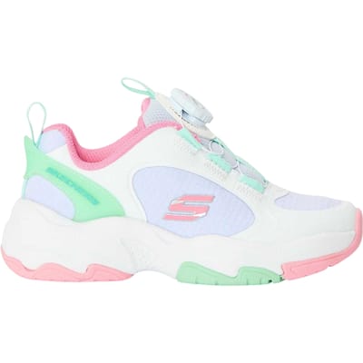 Skechers Retrotech-sportschoenen met contrasterende details voor kinderen (Wit, Groen, Zwart)