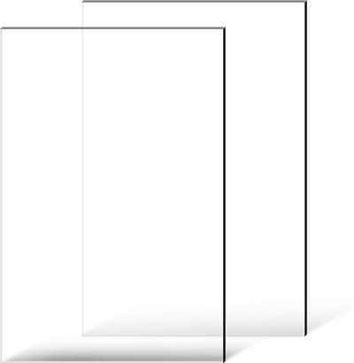 2-Pack 24x36 Inch 1/4 Inch Heldere Perspex Acrylplaten, Transparant Plastic Voor Handwerk, Diy Display, Fotolijstglas