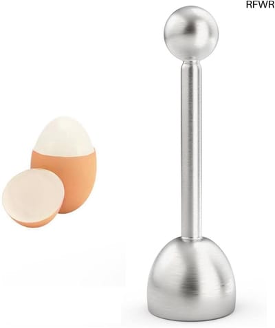 RFWR® Eierkraker Topper van Roestvrij Staal - Ideale Keuken Tool voor Zachte en Hardgekookte Eieren