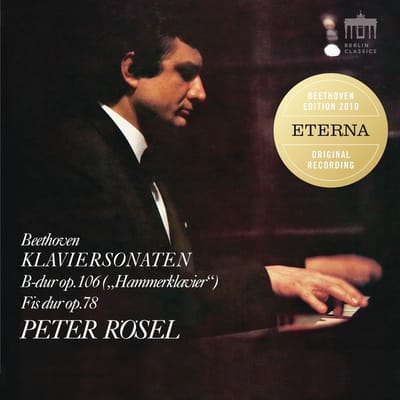 Peter Rösel - Beethoven: Klaviersonaten B-Dur Op. 106 "Hammerklavier", Fis-Dur Op. 78 (CD)