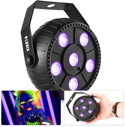 Blacklight met Ingebouwde Accu - Fuzzix PLP14 - Disco Feestverlichting - 6 leds