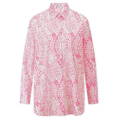 Lange blouse Van Peter Hahn wit