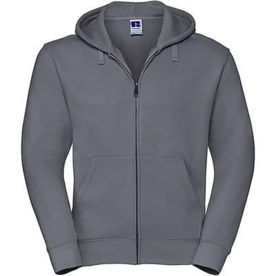 Authentic Full Zip Hoodie Sweatshirt 'Russell' Convoy Grey - XS