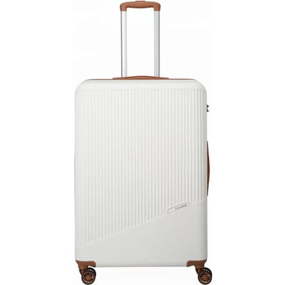 travelite Bali BALI 4w Trolley White / Cognac Crème 74cm