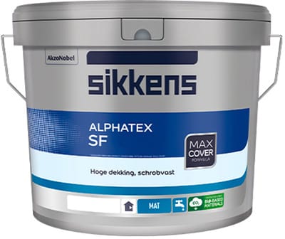 Sikkens Alphatex SF - 10 liter - RAL 9010 - Muurverf - Latex