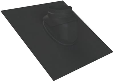 BRÖTJE Schuindakpan zwart SKS 100, DN 60/100, 25-45 graden, 7630521