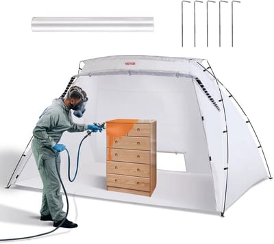 JOYNEXTBUY - Draagbare Verfcabine – Opvouwbare Spuittent 229 x 158 x 158 cm – Spray Paint Tent voor Meubels, Hobbyprojecten en DIY Schilderwerk