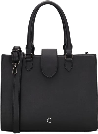Charm London Castle Hill Shopper - Schoudertas - Crossbodytas - Schouderband - Handtas - Tote Bag - Dames Tas - Zwart