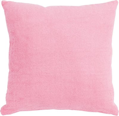 Flannel Roze Kussen | 45 X 45 | Sierkussen Voor Woonkamer Of Slaapkamer